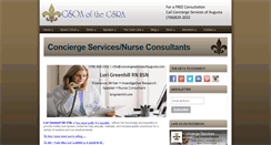 Desktop Screenshot of conciergeservicesofaugusta.com